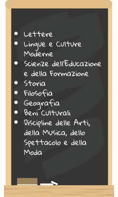 Elenco corsi Universitari triennale